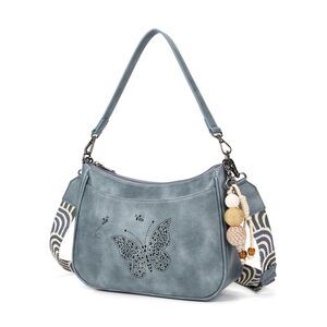5630 TAOSITUUE Leather Crossbody Purse Shoulder Handbag medium size purses